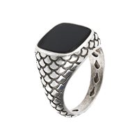 Anello Albert M. Uomo Anello Albert M. in Argento Onice WSOX00075S-20 - WSOX00075S-18